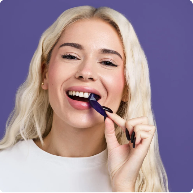 GlowKorean Purple Teeth Whitening Strips